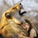 Child Hug Lion