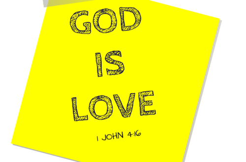 God Is Love Sticky Note